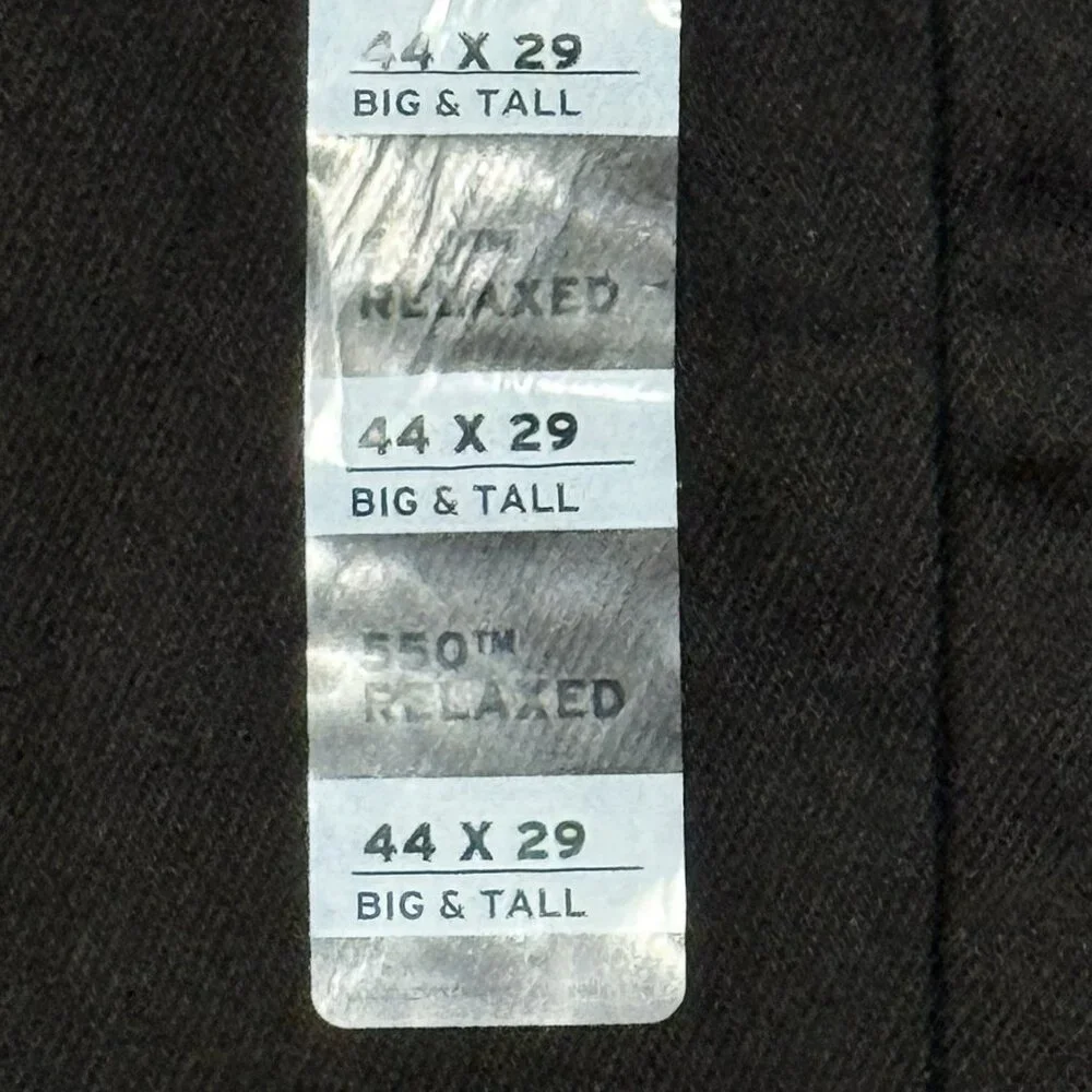 LEVIS 550 Relaxed Fit Jeans Loose Through the Thigh Sits Waist Black 44X29‎ NWT